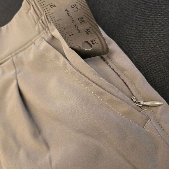 RBX Elastic Waist Zipper Pockets Shorts - Picture 4 of 11